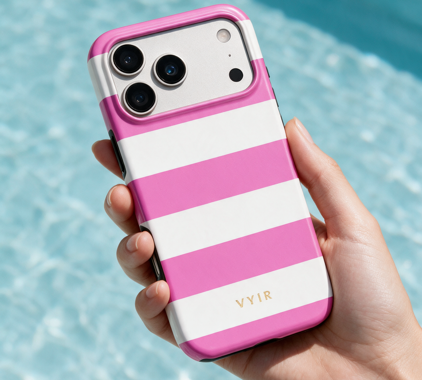 Pink Stripe Phone Case