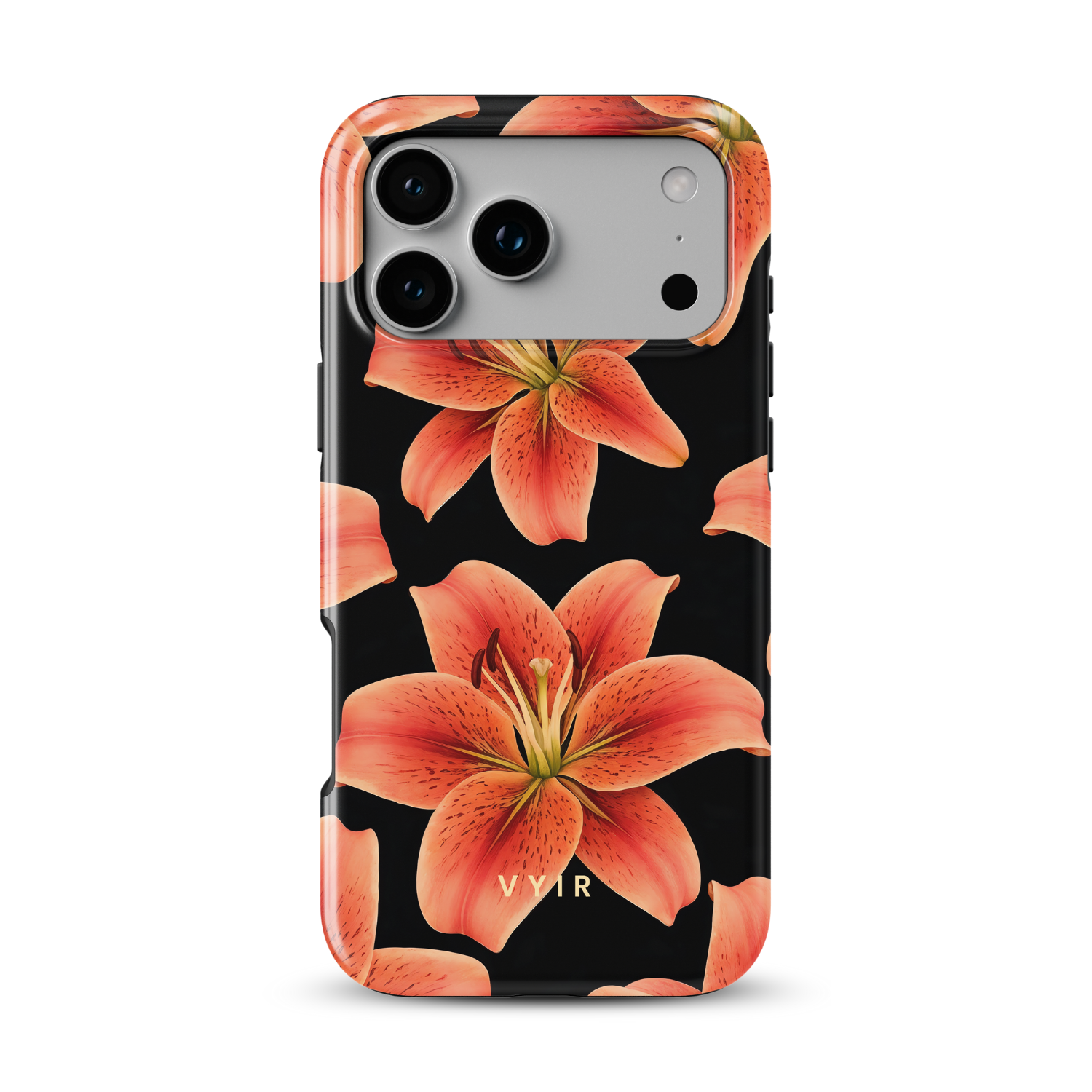 Tiger Lily Elegance - Shockproof Phone Case - VYIR