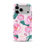 Rosy Peony Flourish - Tough MagSafe iPhone Vāciņš