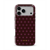 VYIR Signature Flowers, bordo krāsā - Tough MagSafe iPhone Telefona vāciņš