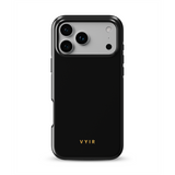 VYIR Signature Solid Colors, Melnā krāsa - Tough MagSafe iPhone Telefona vāciņš