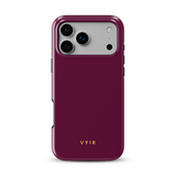 VYIR Signature Solid Colors, Bordo krāsa - Tough MagSafe iPhone Telefona vāciņš
