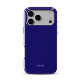VYIR Signature Solid Colors, Navy Blue - Tough MagSafe iPhone Telefona vāciņš