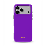 VYIR Signature Solid Colors, Violetā krāsa - Tough MagSafe iPhone Telefona vāciņš