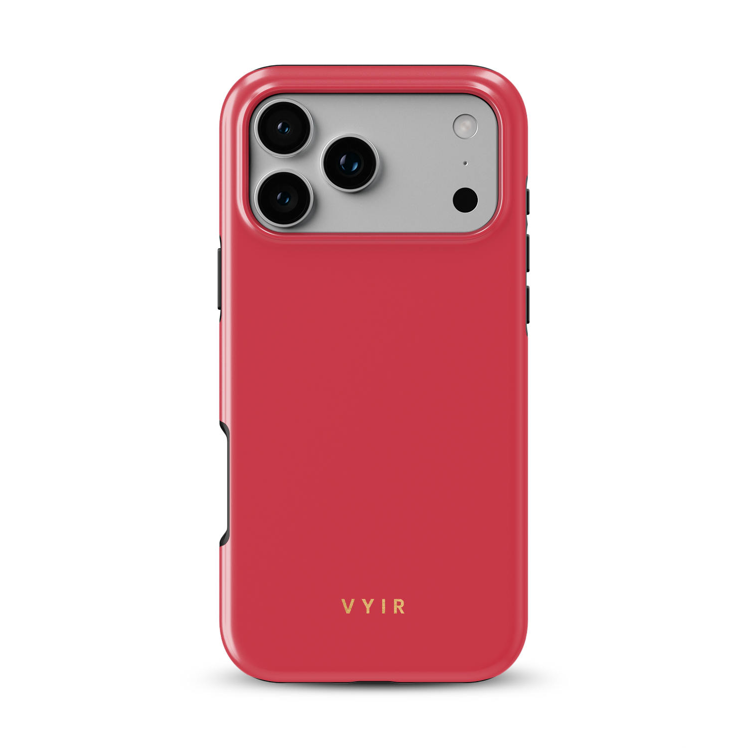 VYIR Signature Solid Colors, Red - Shockproof Phone Case - VYIR