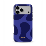 Swirl Lines, Tumši zils - Tough MagSafe iPhone Telefona vāciņš