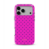 Tiny Polka Dots, tumši rozā - Tough MagSafe iPhone Vāciņš