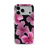 Violet Night Hibiscus - Tough MagSafe iPhone Vāciņš
