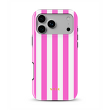Vertical Stripes, Fashion Pink - Tough MagSafe iPhone Vāciņš