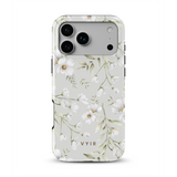 White Blossom Drift - Tough MagSafe iPhone Vāciņš