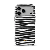 Zebra Gleam White - Tough MagSafe iPhone Telefona vāciņš