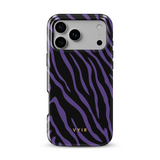 Zebra Luxe, violets - Tough MagSafe iPhone Telefona vāciņš