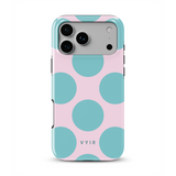Big Polka Dots, Cotton Candy - Tough iPhone Telefona vāciņš