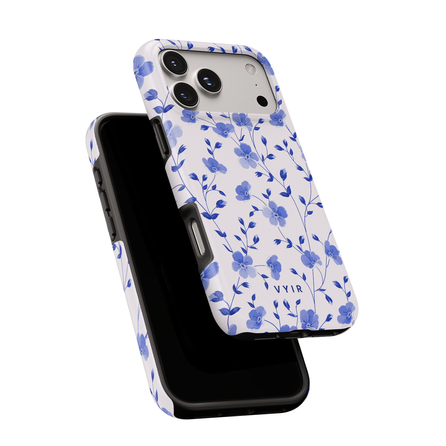 Little Blue Garden - Shockproof Phone Case - VYIR