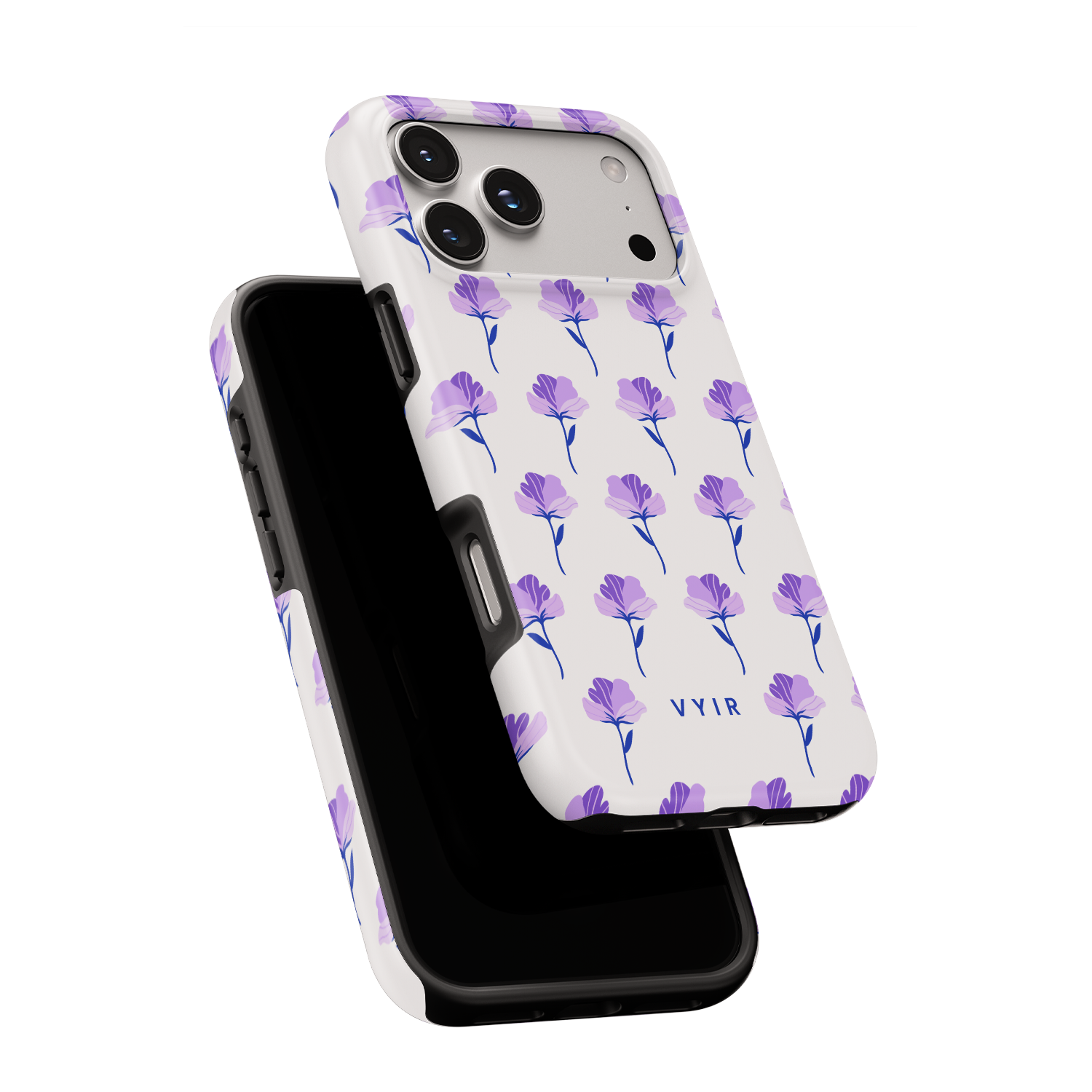 Petal Breeze Lilac - Shockproof Phone Case - VYIR