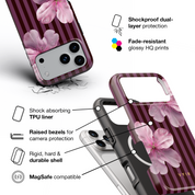 Burgundy Velvet - Shockproof MagSafe iPhone Case - VYIR