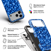 Tortoiseshell, Ocean Blue - Shockproof Phone Case - VYIR