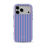 Vertical Stripes, Periwinkle Dream - Tough MagSafe iPhone Vāciņš
